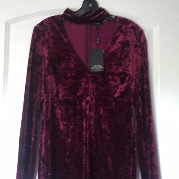 Bardot Velvet Dress - Picture 3 of 5